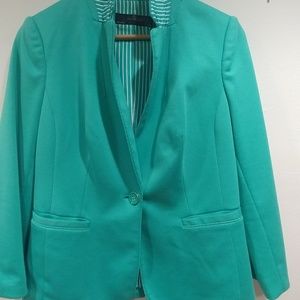 A green limited jacket